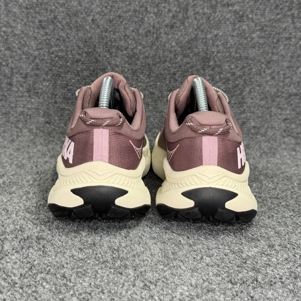 Hoka Transport Shoes Womens Mauve Rose Cordura Vibram Lifestyle Walking Sneakers - Picture 7 of 15